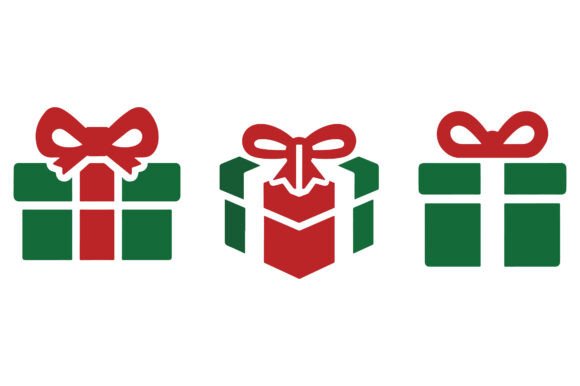 Christmas Gift Box Vector for Modern Illustrations