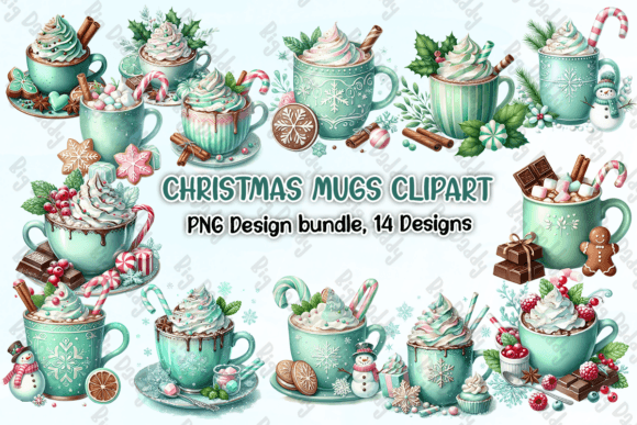 Christmas Mugs Clipart PNG: A Designer's Review of Seasonal Illustrations