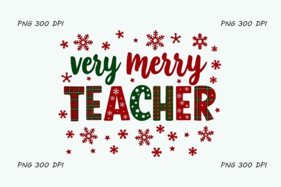 Christmas Very Merry Teacher Design: A Review of Seasonal Illustrations
