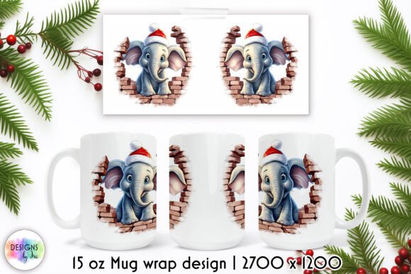 Funny Elephant Christmas Mug Wrap Review