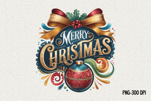 Merry Christmas, Christmas Sign Png for Illustrations & Crafts