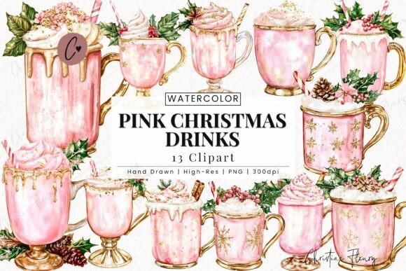 Pink Christmas Drinks Clipart: A Designer's Real-World Embroidery Review